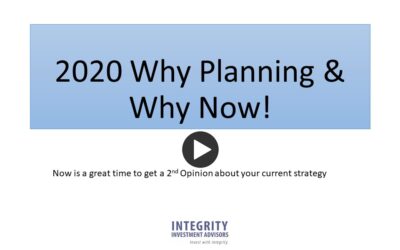 Why Planning & Why Now!