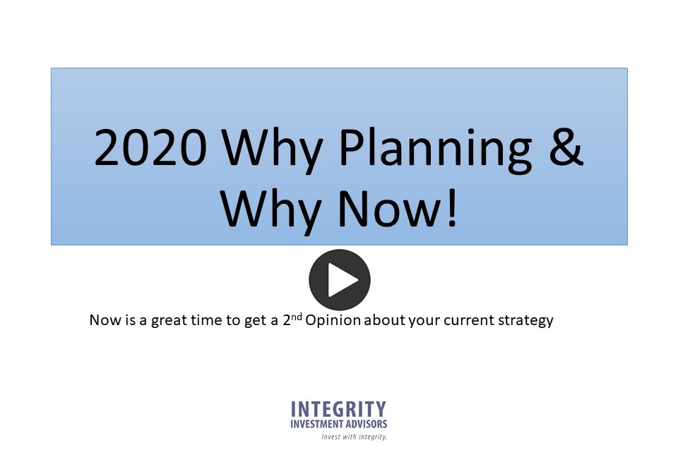 Why Planning & Why Now!